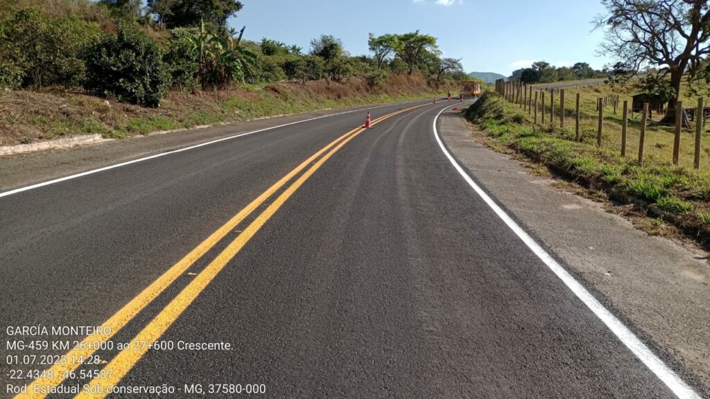 Grupo EPR - Contorno de Santa Rita de Caldas recebe melhorias no pavimento