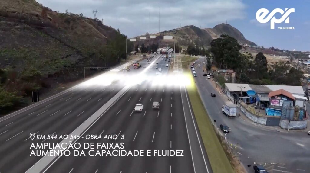 Grupo EPR - EPR Via Mineira revela vídeo da maquete eletrônica da BR-040 e detalha futuras intervenções