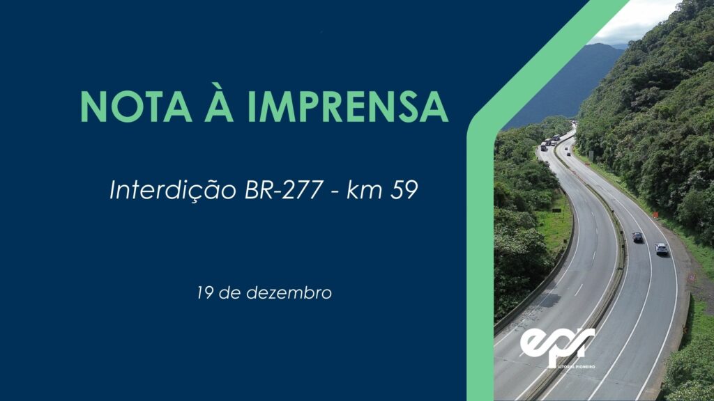 Grupo EPR - EPR Litoral Pioneiro atende ocorrência na BR-277 em São José dos Pinhais