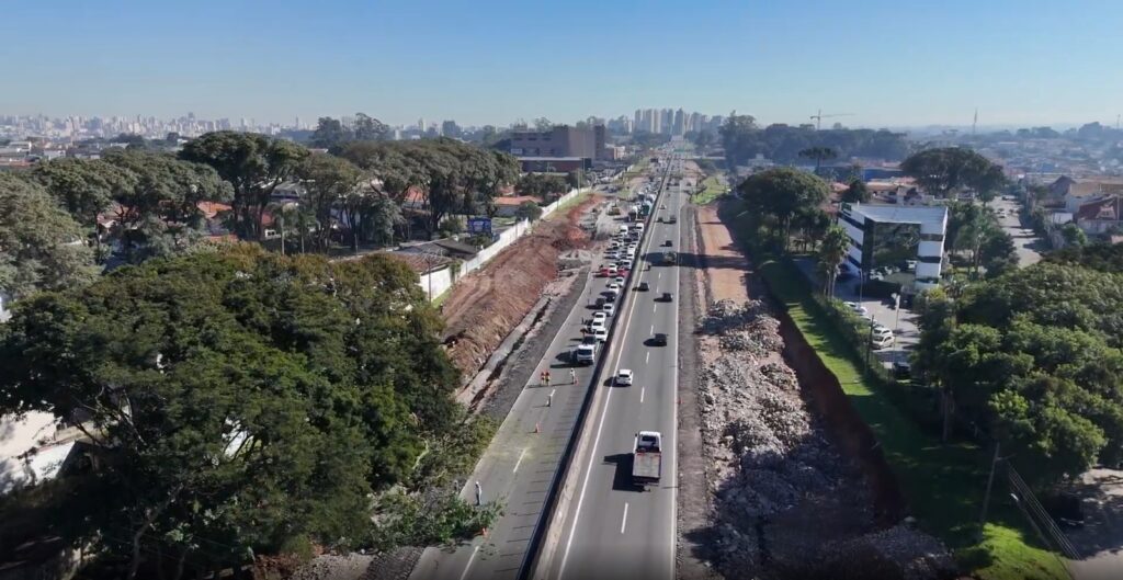 Grupo EPR - Execução das obras de ampliação da BR-277 entre Curitiba e São José dos Pinhais ultrapassa a marca de 50% Grupo EPR - Execução das obras de ampliação da BR-277 entre Curitiba e São José dos Pinhais ultrapassa a marca de 50%